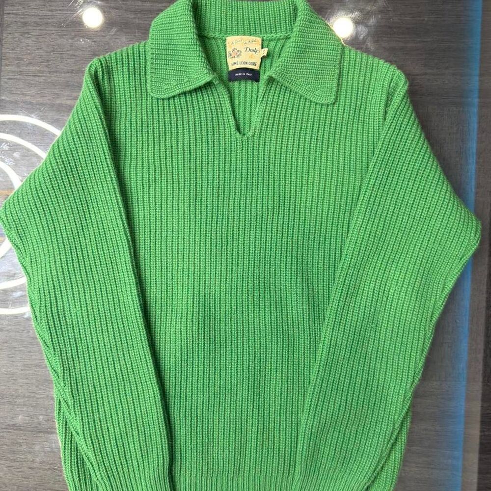 Aime-leon-dore Men's Green Jumper